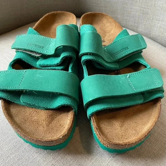 NWOT Birkenstock Uji Nubuck-Suede Sandals Size 38 - Picture 7 of 12